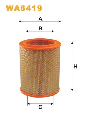 WIX FILTERS Воздушный фильтр WA6419